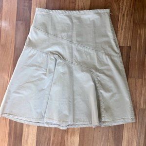 Gap khaki mid-length skirt